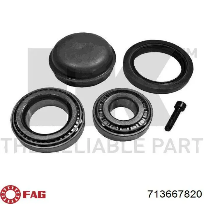 Cojinete de rueda delantero FAG 713667820 precio, desde 25,57 EUR