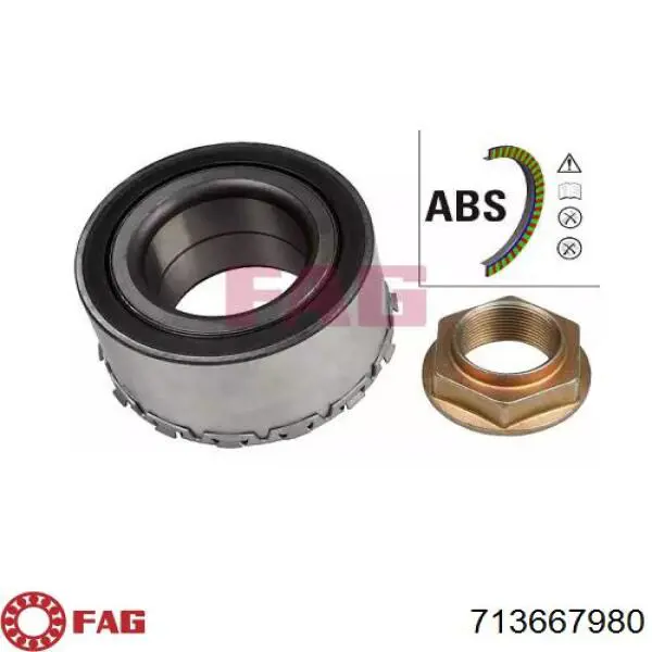 6399810427 Mercedes Cojinete de cubo delantero/trasero