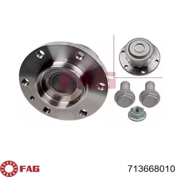 713668010 FAG Cubo delantero