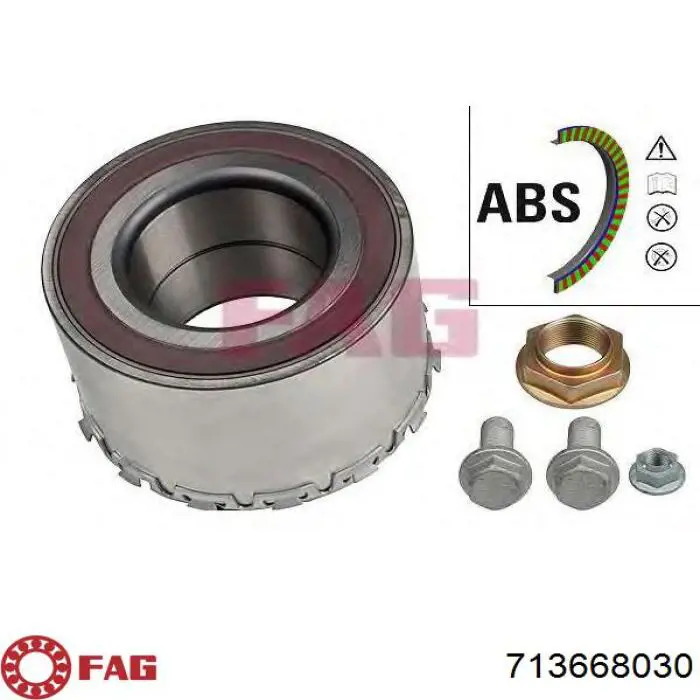 Cojinete de rueda delantero A9063304620 Mercedes
