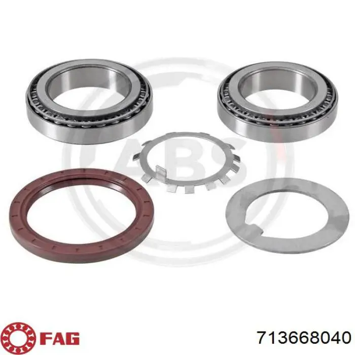 Cojinete de cubo delantero FAG 713668040 precio, desde 38,43 EUR