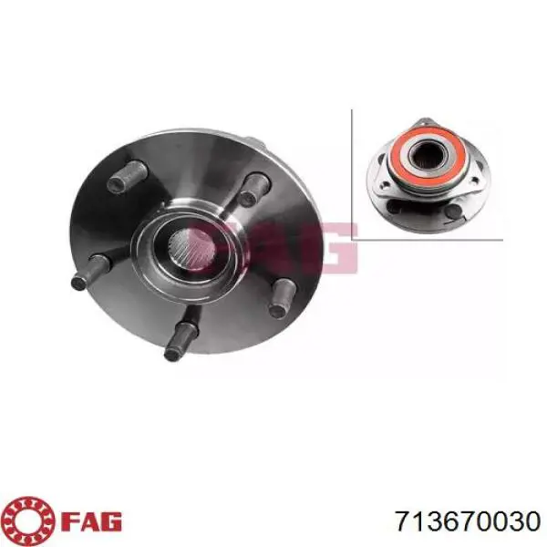 Buje de rueda FAG 713670030