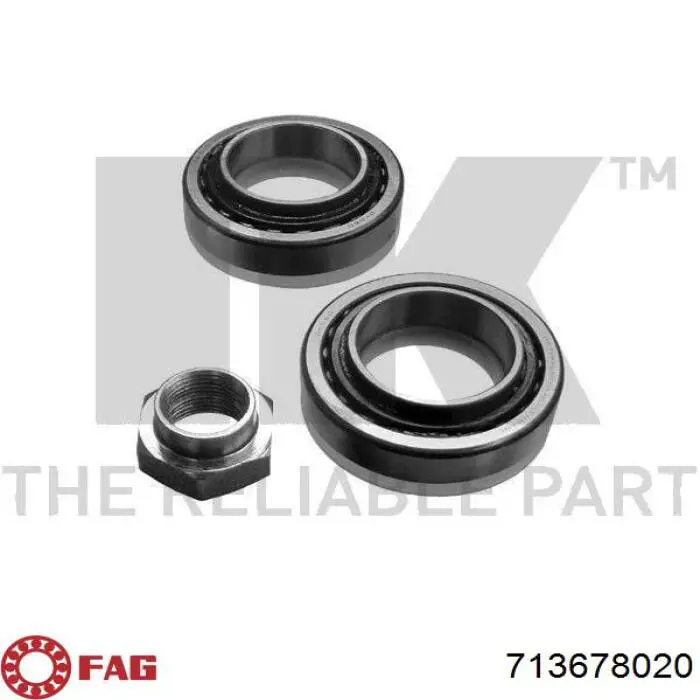 Cojinete de rueda delantero FAG 713678020 precio, desde 27,10 EUR