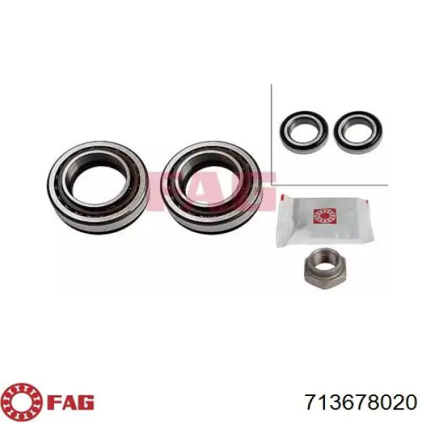 Comprar 713678020 FAG Cojinete de rueda delantero