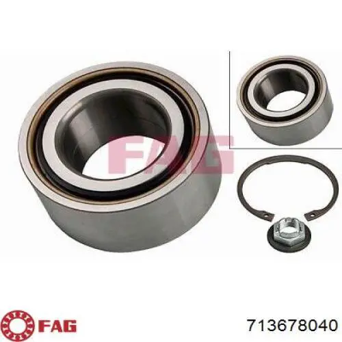 Comprar 713678040 FAG Cojinete de rueda delantero