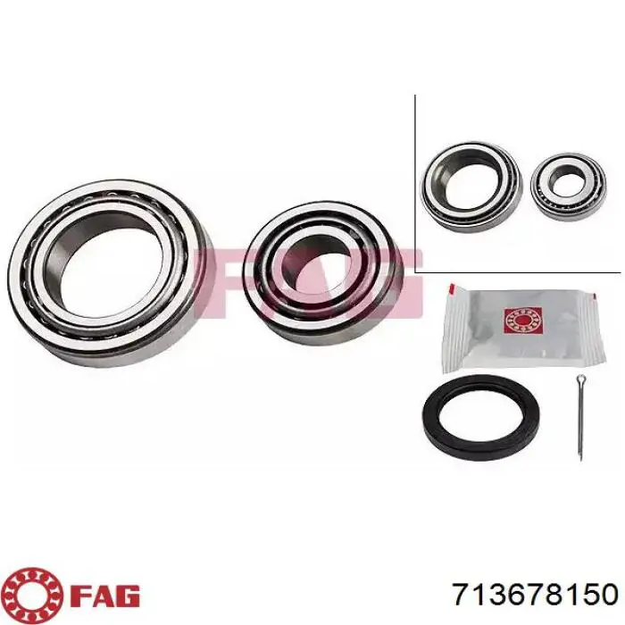Cojinete de cubo delantero/trasero FAG 713678150 precio, desde 12,13 EUR