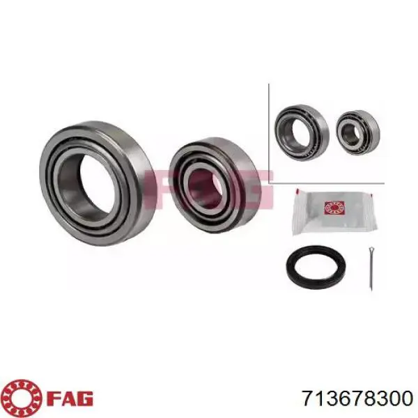 Cojinete de rueda delantero 5007029 Ford