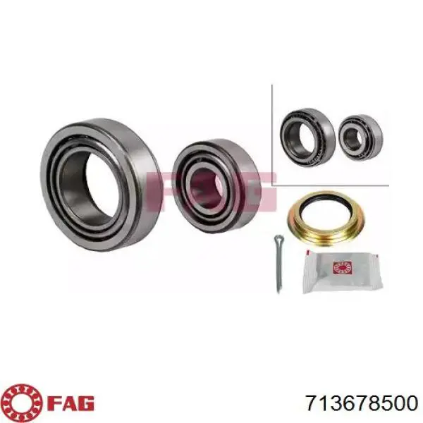 Cojinete de rueda delantero 6197791 Ford