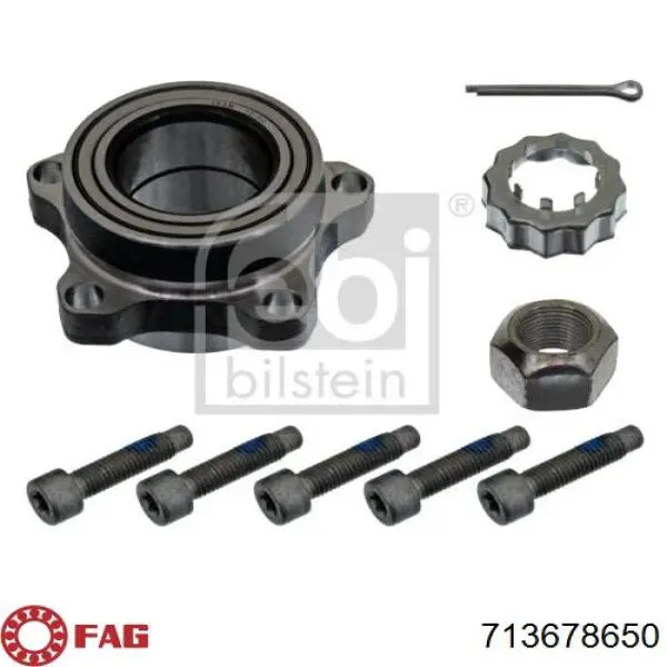Cojinete de rueda delantero 713678650 FAG
