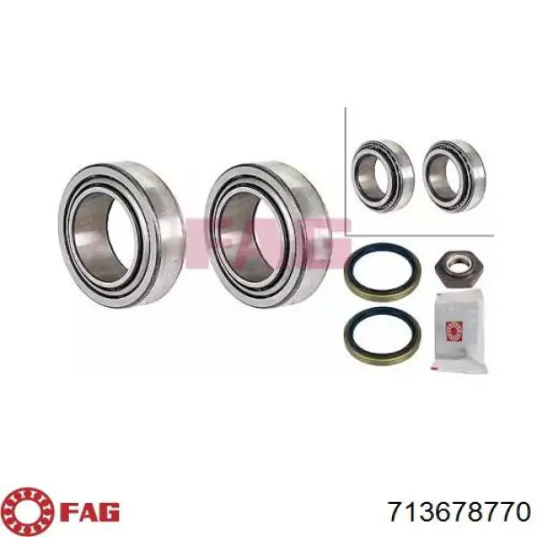 Cojinete de rueda trasero Ford Sierra 1 GBC