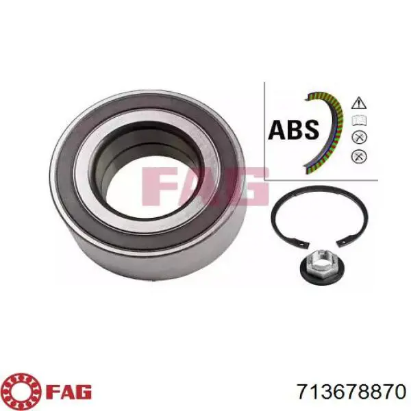 Cojinete de rueda delantero GB40037S01 SNR