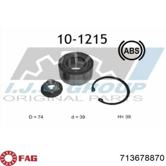 Cojinete de rueda delantero SNR GB40037S01 precio, desde 32,04 EUR