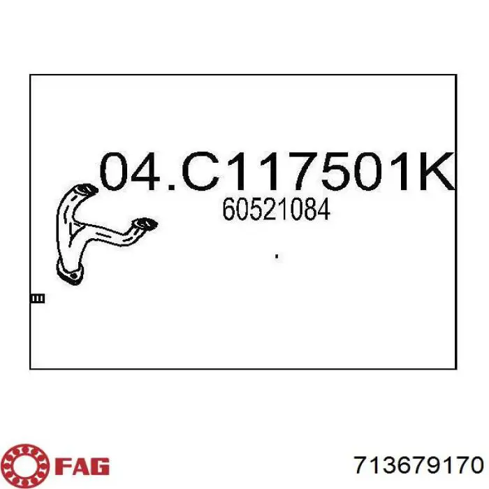 Comprar 713679170 FAG Cubo de rueda, Eje trasero