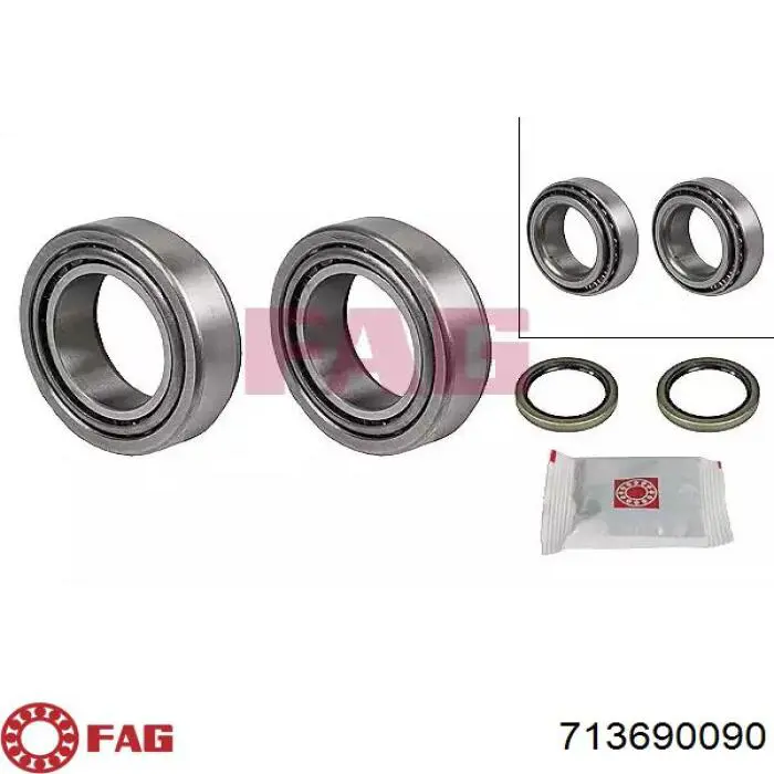 Comprar 713690090 FAG Cojinete de rueda delantero