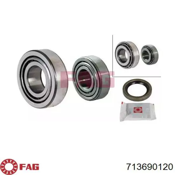 Comprar 713690120 FAG Cojinete de rueda delantero