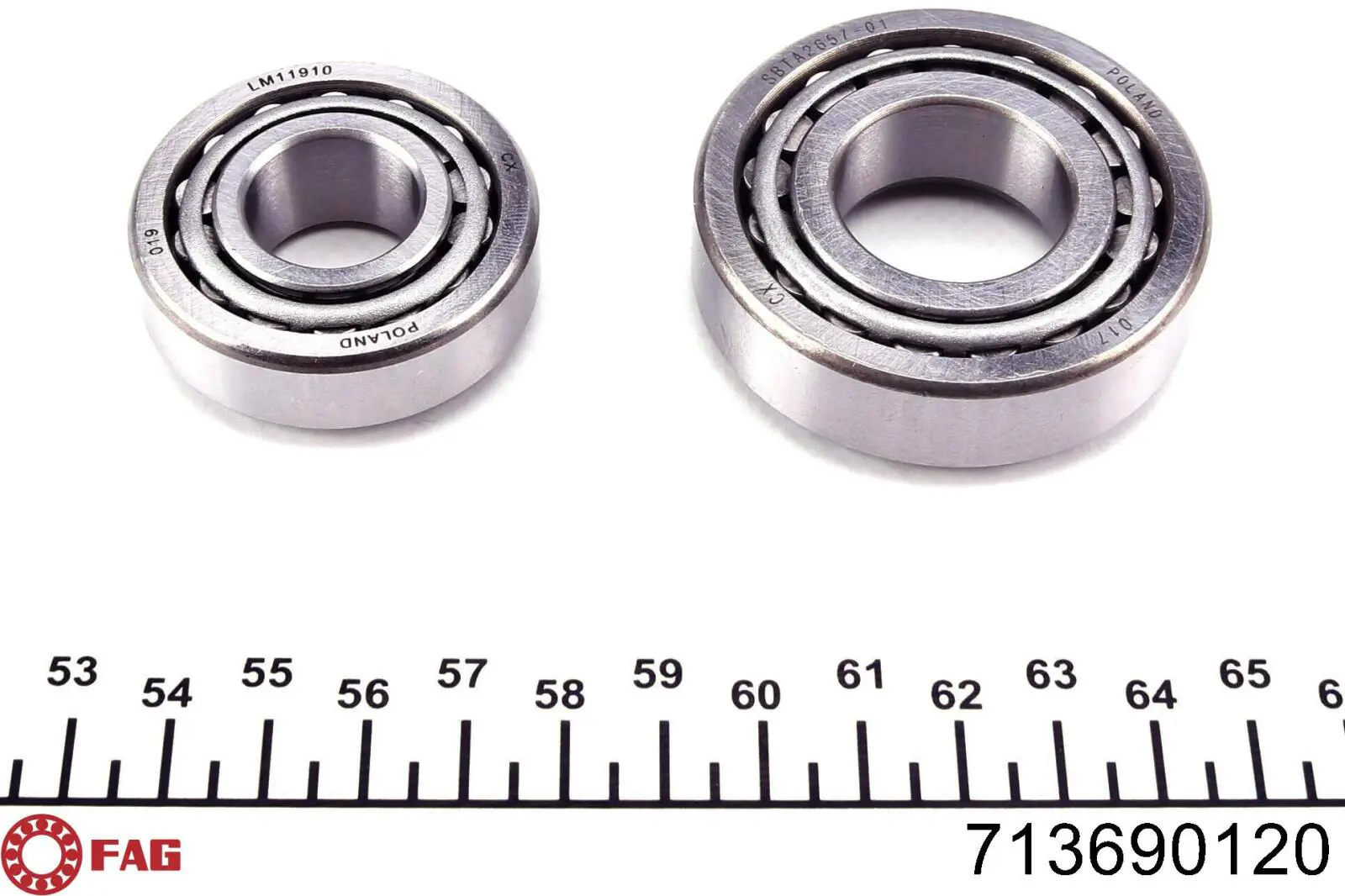 Cojinete de rueda delantero FAG 713690120 precio, desde 64,23 EUR