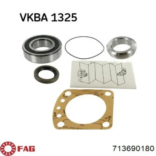 Comprar 713690180 FAG Cojinete de rueda trasero