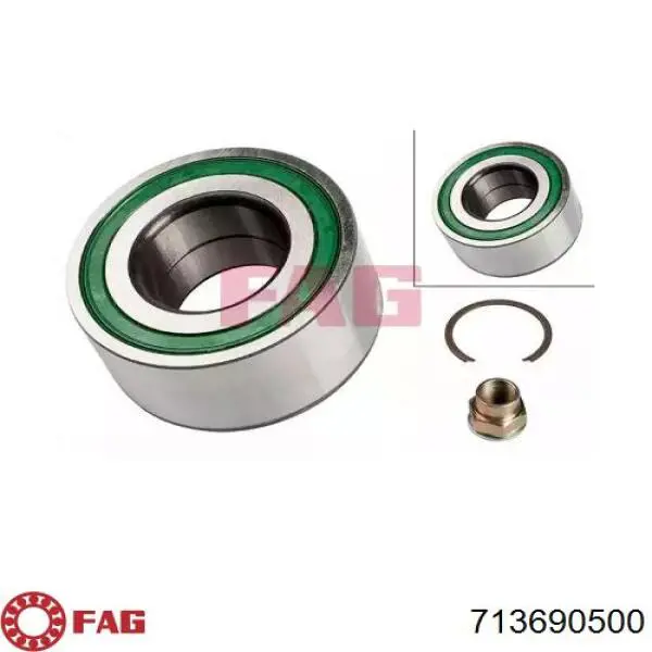 Cojinete de rueda delantero 46773659 Fiat/Alfa/Lancia