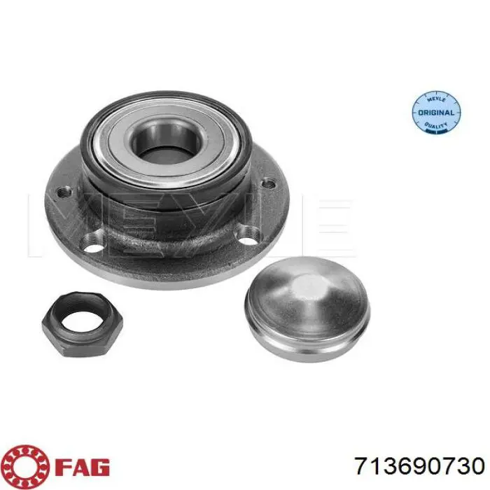 Cubo de rueda trasero 713690730 FAG