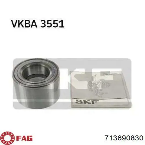 Rodamiento de rueda delantero SKF VKBC20005