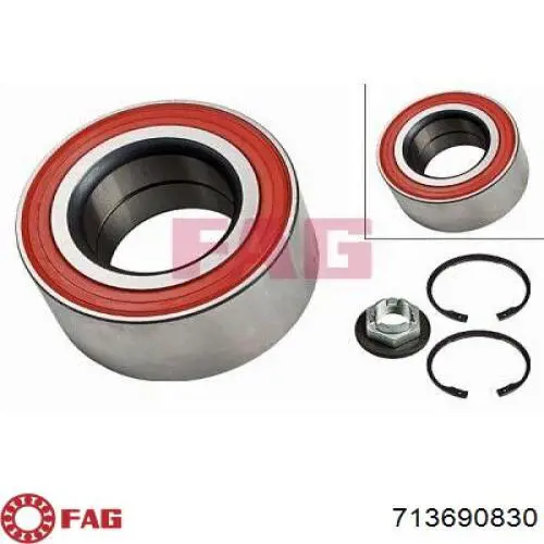 Cojinete de rueda delantero VKBC20005 SKF