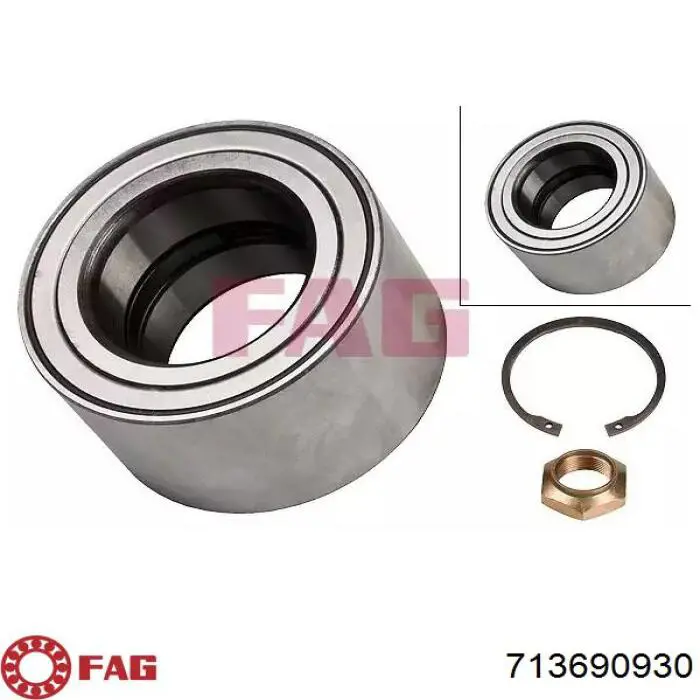 Cojinete de rueda delantero FAG 713690930 precio, desde 116,72 EUR