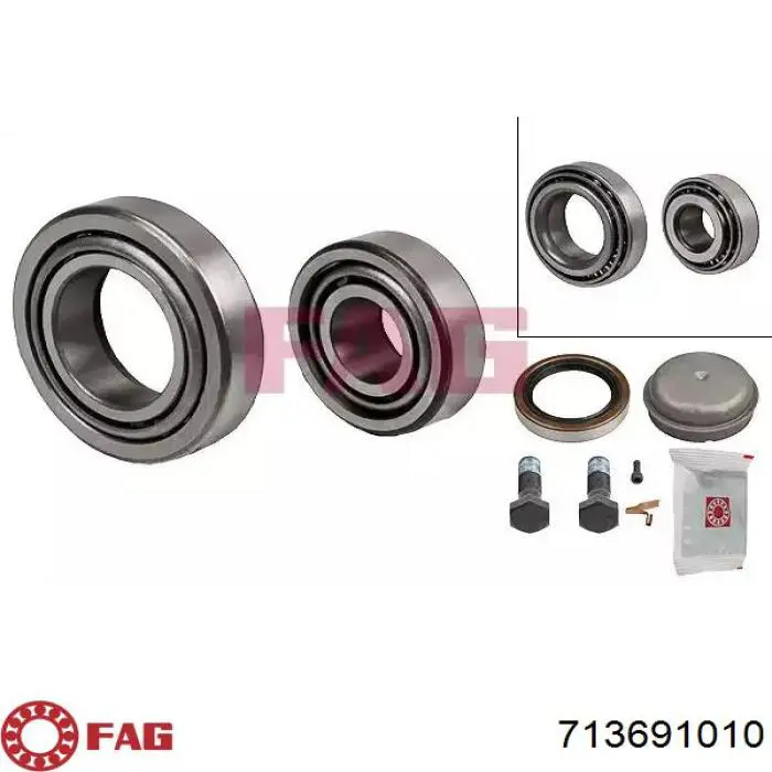 Cojinete de rueda delantero 713691010 FAG