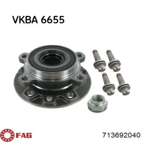 513348 Moog Cubo delantero