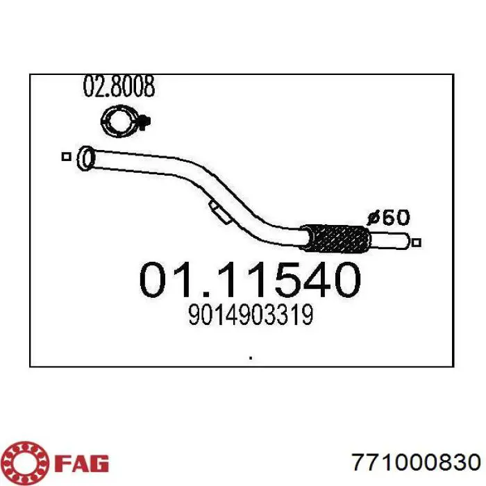Comprar 893498099LV VAG Junta homocinetica