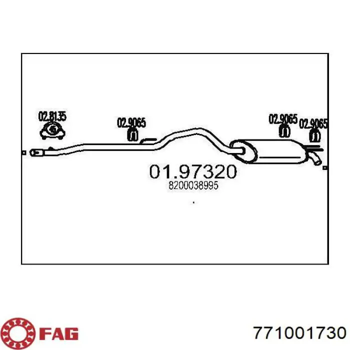 771001730 FAG Junta homocinética