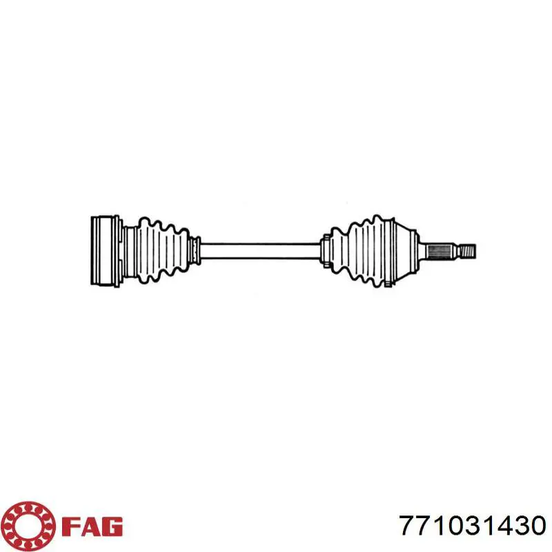 771031430 FAG Junta homocinética
