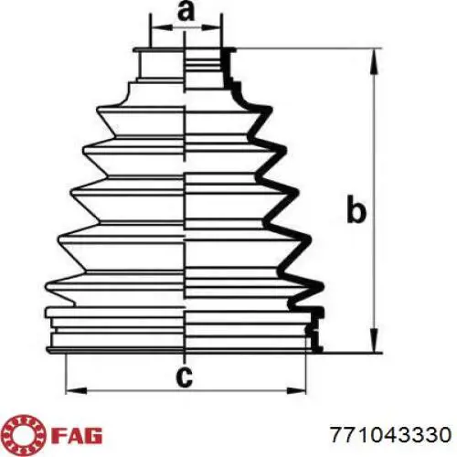 771043330 FAG Junta homocinética