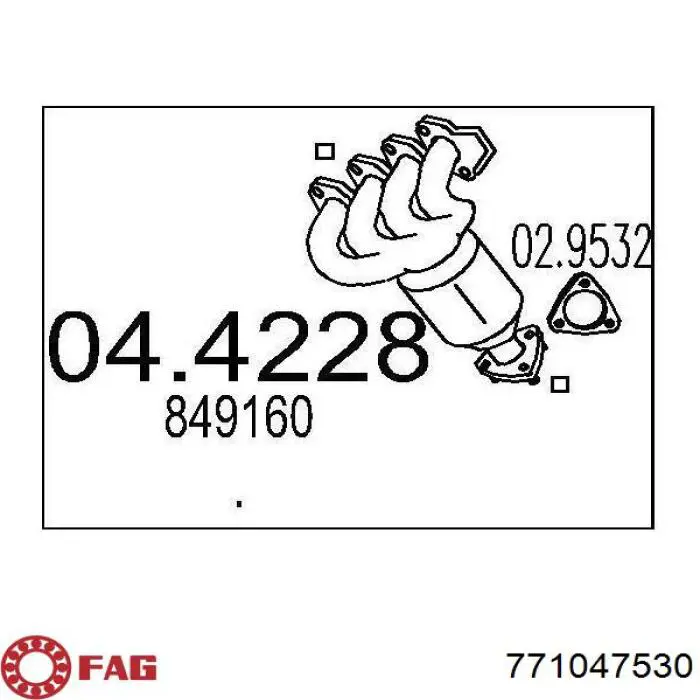 771047530 FAG Junta homocinética