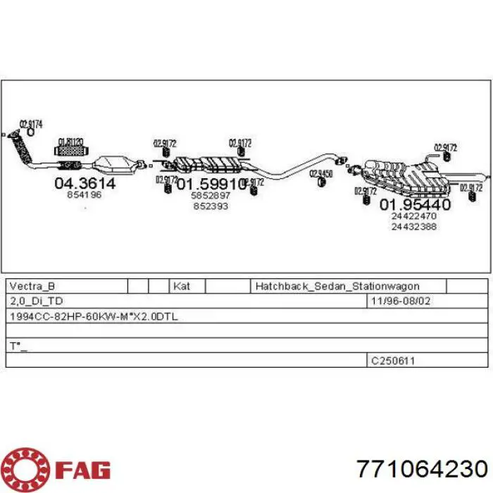 Comprar 771064230 FAG Junta homocinetica