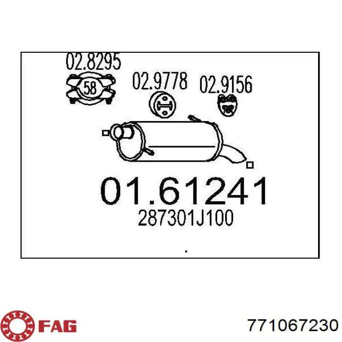 771067230 FAG Junta homocinética