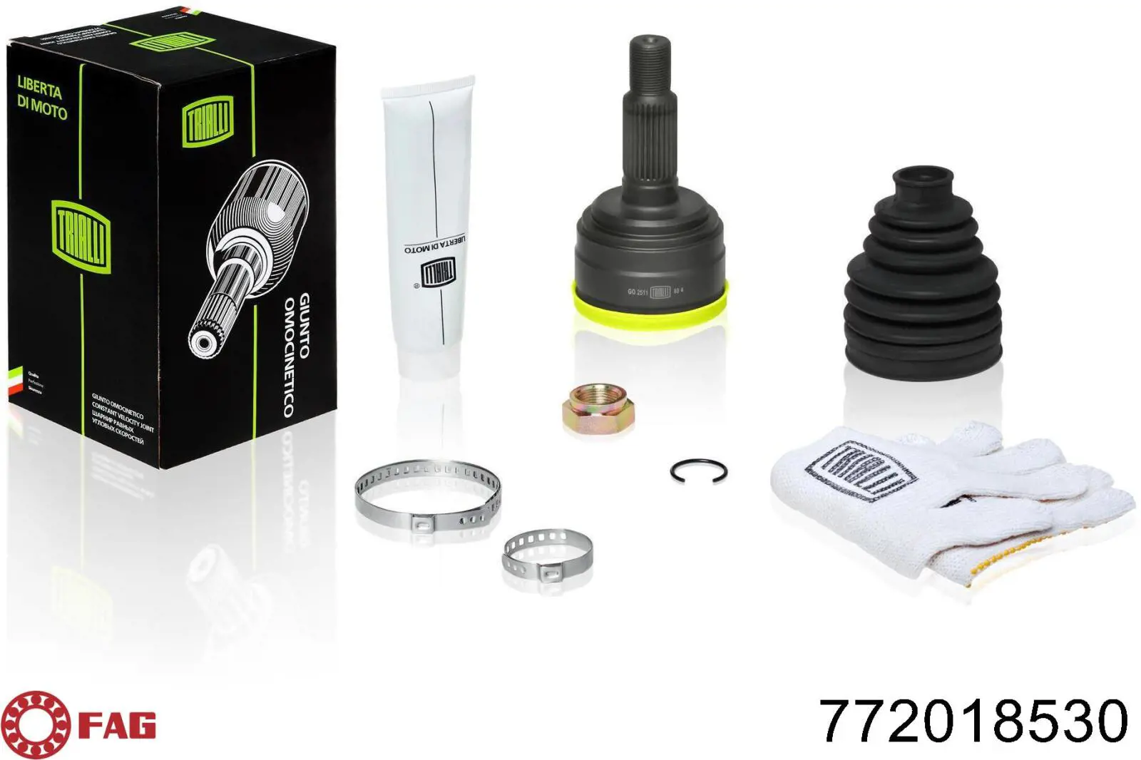 Fuelle de palier delantero exterior 772018530 FAG