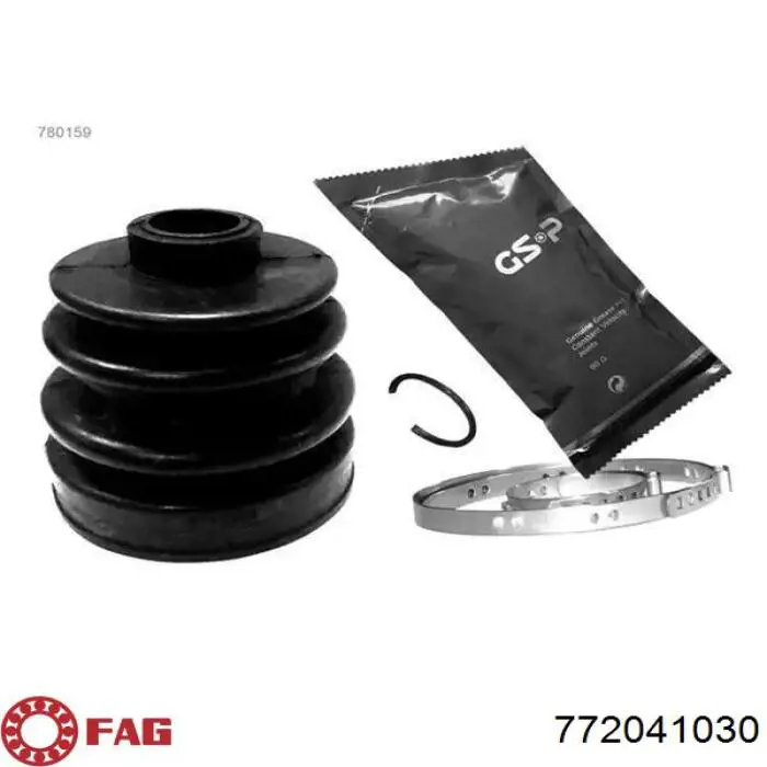 Fuelle, árbol de transmisión delantero interior Mitsubishi Galant 8 EA