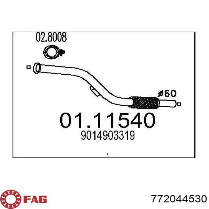 Comprar 7E0498201A VAG Fuelle de semieje delantero interior