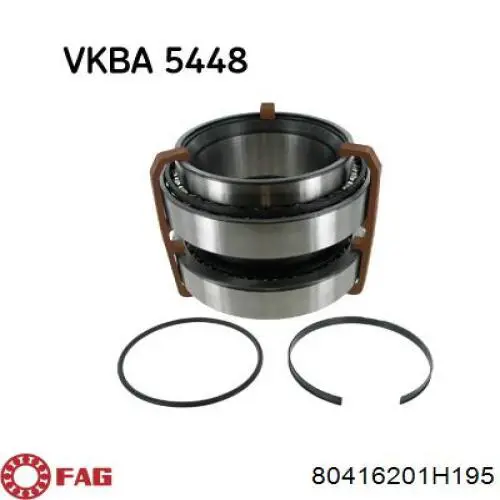 VKBA5448 SKF cojinete de rueda trasero