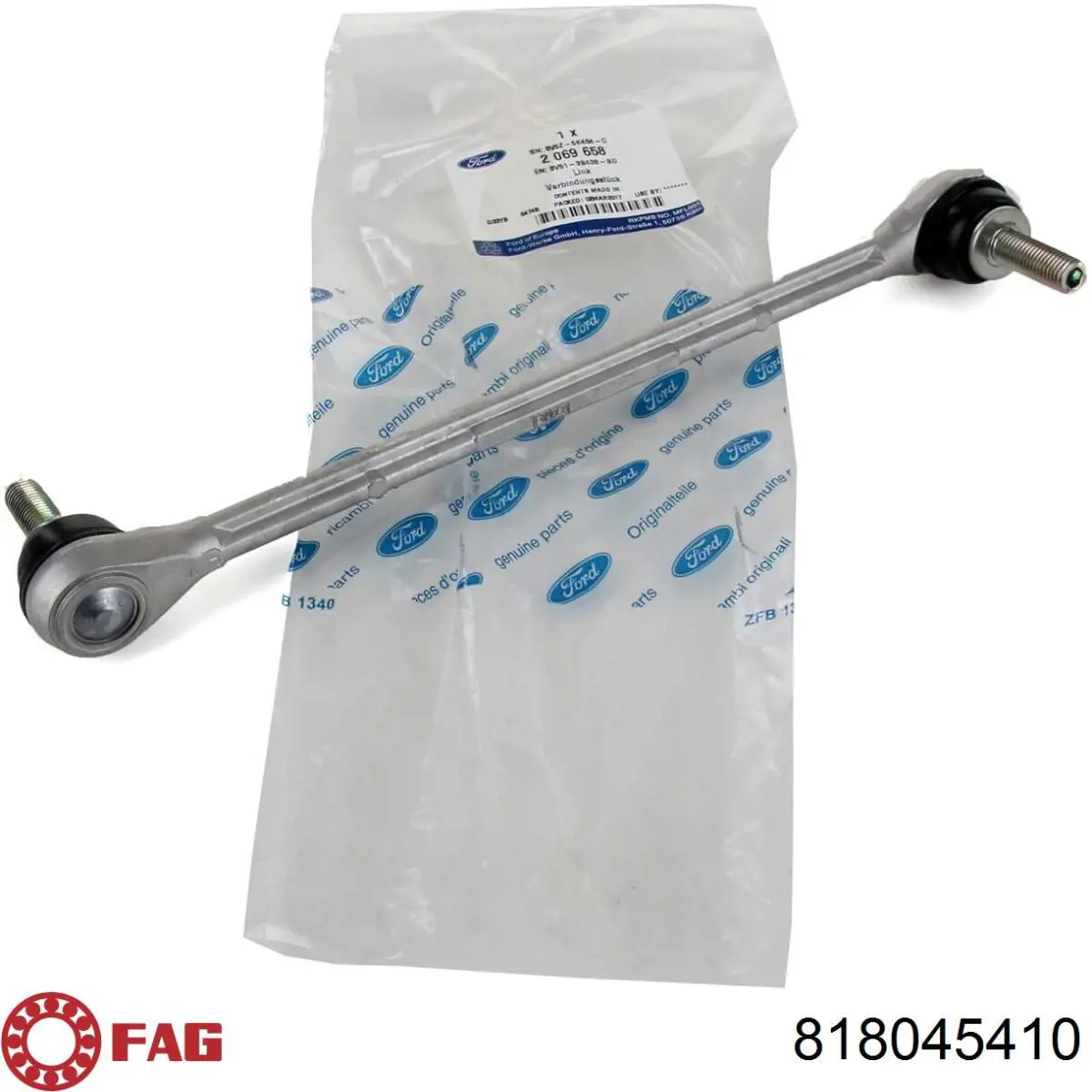 Soporte de barra estabilizadora delantera Ford Fiesta CB1