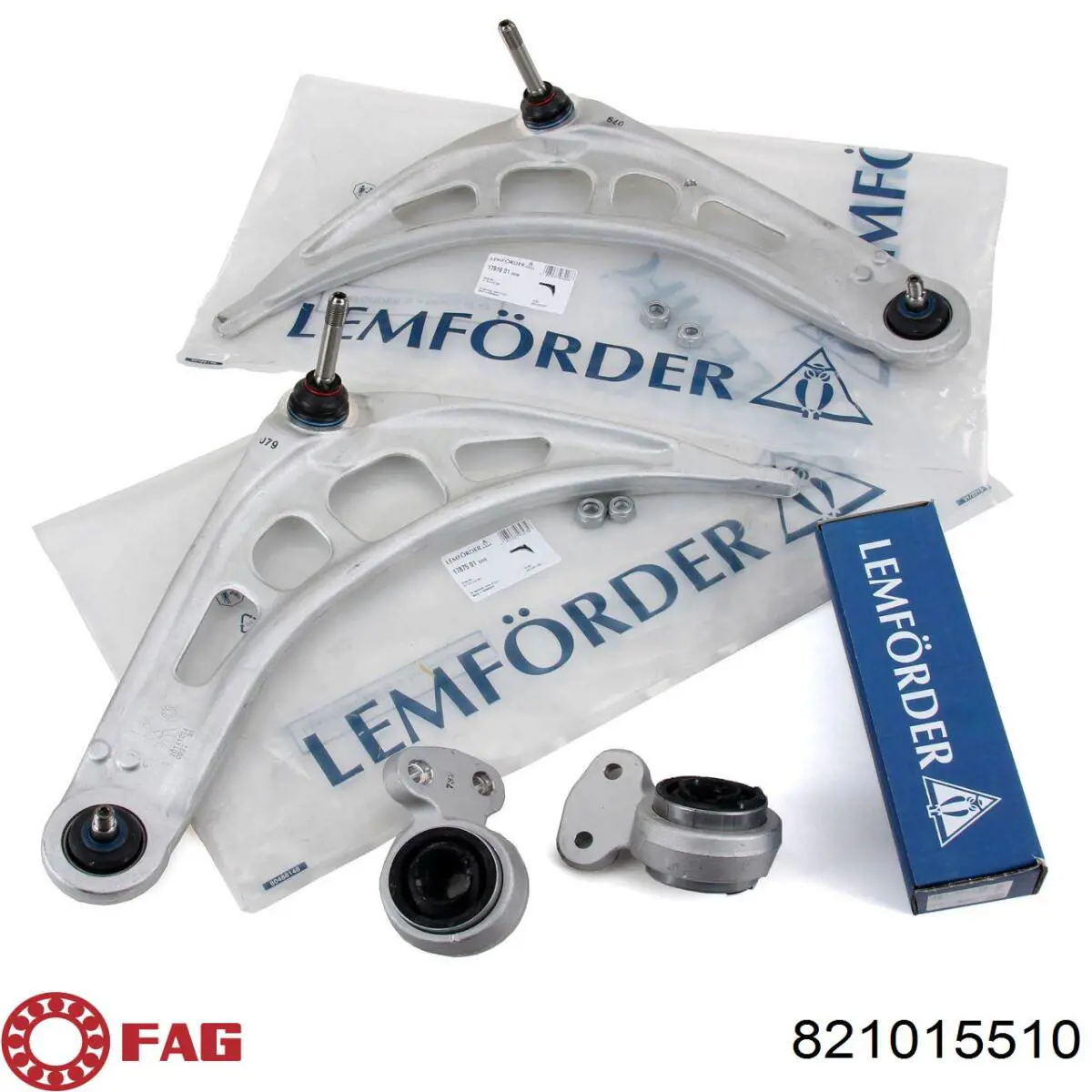 Brazo inferior derecho de la suspensión delantera 821015510 FAG