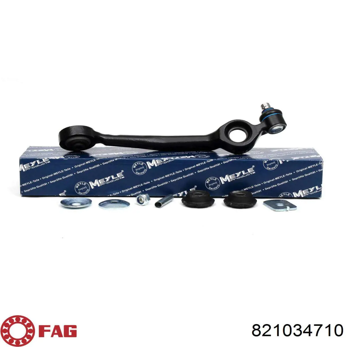Brazo inferior derecho de la suspensión delantera 821034710 FAG
