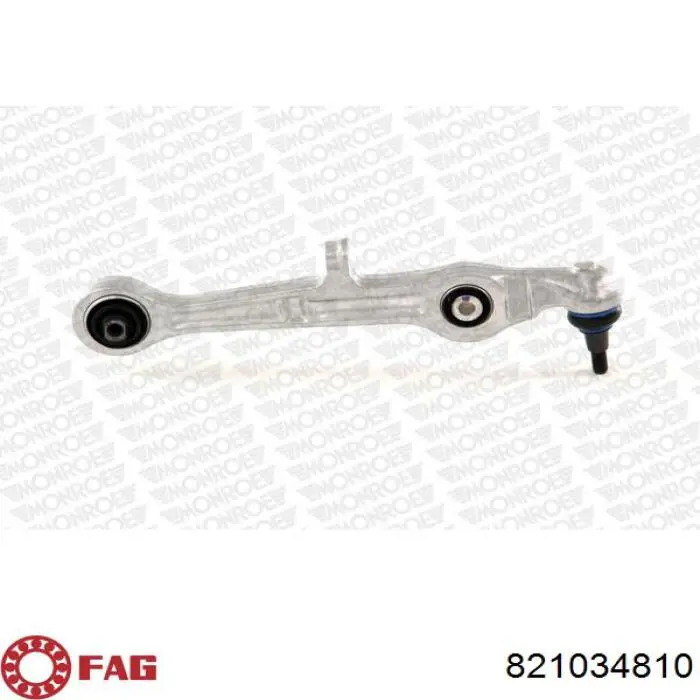 Brazo inferior izquierdo/derecho de suspensión delantera FAG 821034810