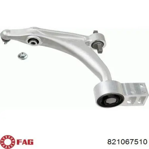 Brazo superior derecho de la suspensión delantera 821067510 FAG