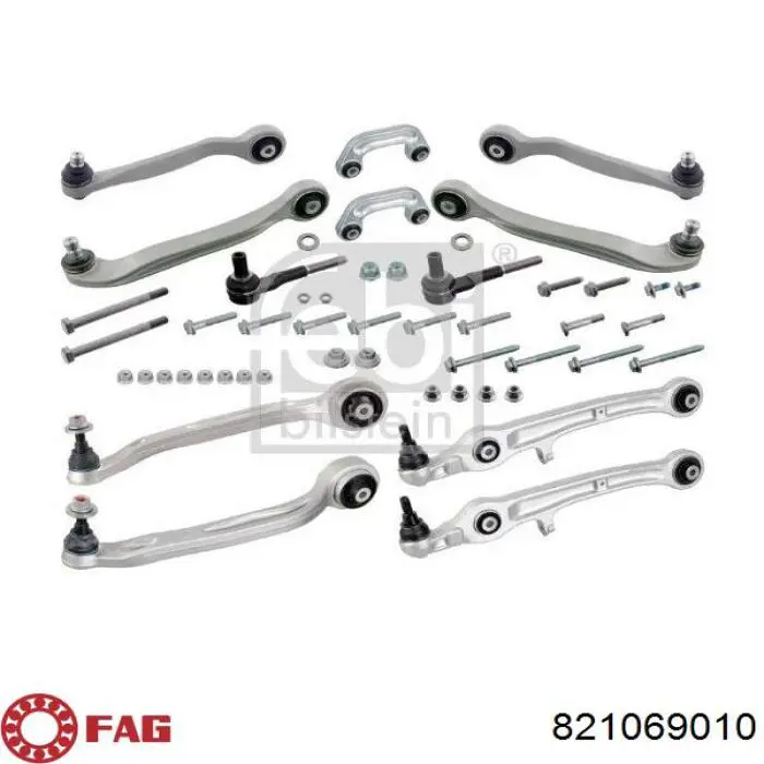 Brazo inferior izquierdo/derecho de suspensión delantera 821069010 FAG