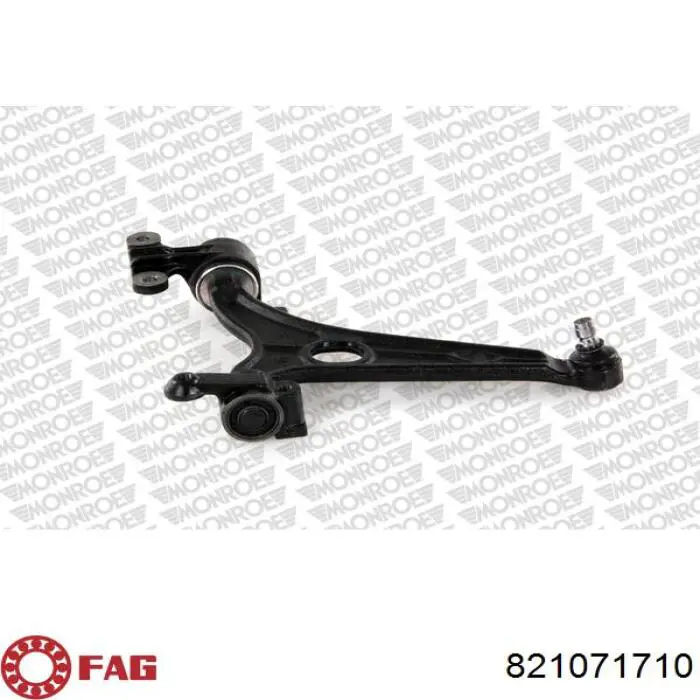 Brazo inferior izquierdo de la suspensión delantera 821071710 FAG