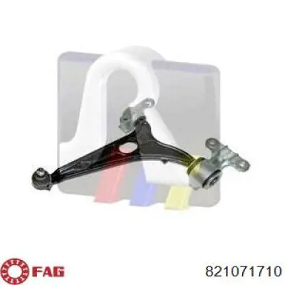 Brazo inferior izquierdo de la suspensión delantera FAG 821071710