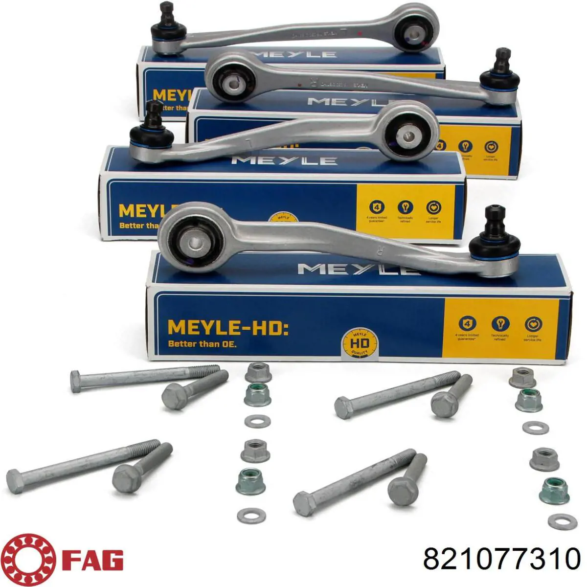 Brazo superior izquierdo de la suspensión delantera 821077310 FAG
