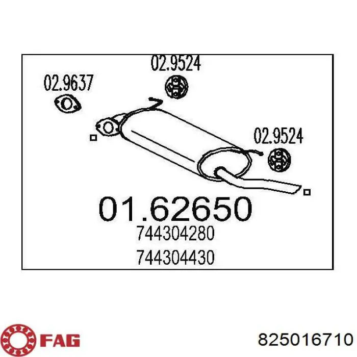 Comprar 825016710 FAG Rótula de suspensión