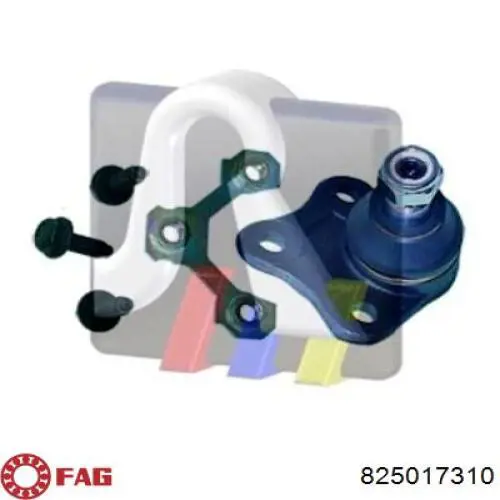 Rótula de suspensión inferior derecha FAG 825017310 precio, desde 9,82 EUR